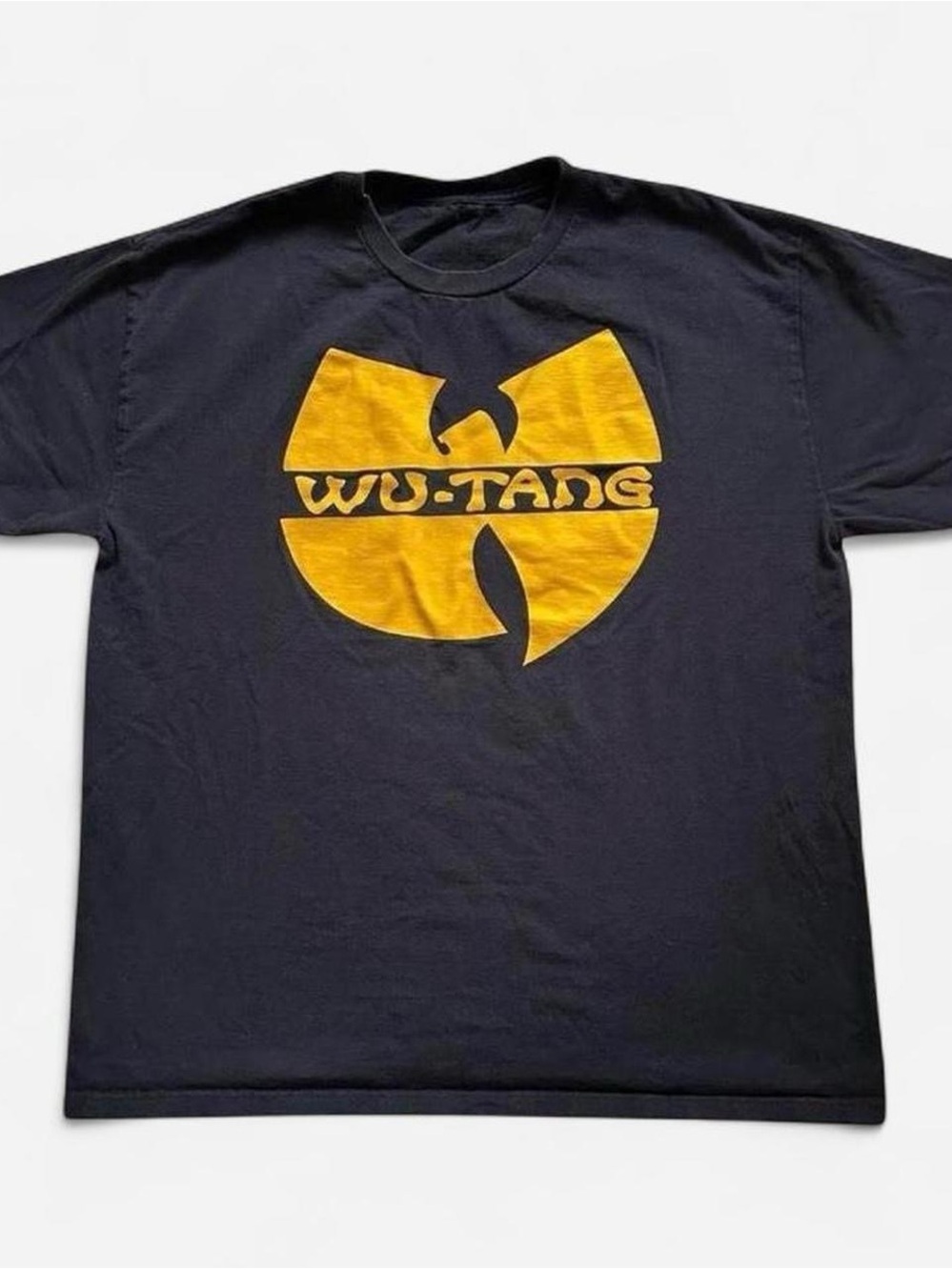 Wu-Tang Clan Black Tee with Yellow Logo XL